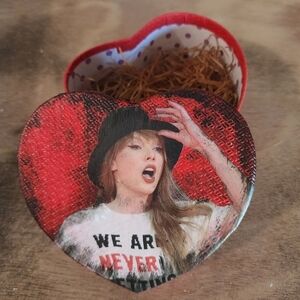 Taylor Swift Red Inspired Heart Shaped Gift Box